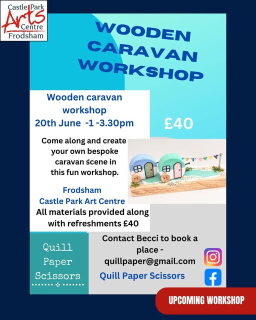 wooden caravan